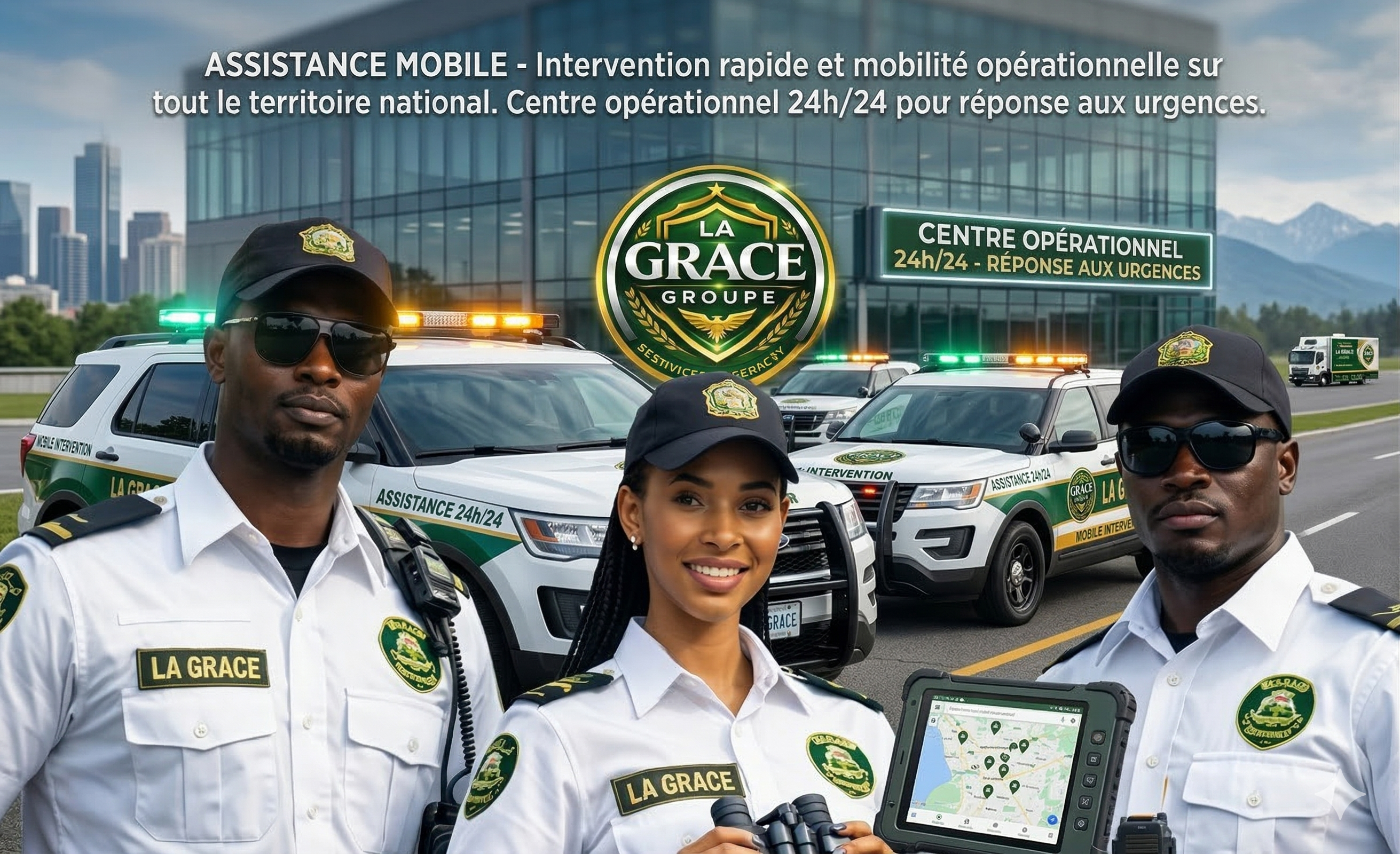 Véhicule d'intervention rapide et assistance mobile